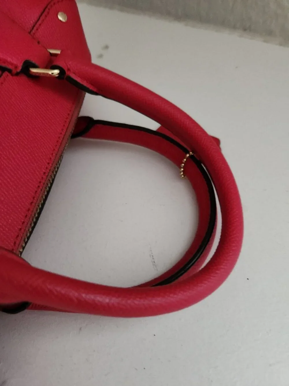 Euc Coach Mini Bennett Red Crossbody Bag Purse